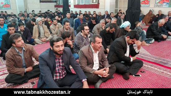 تصاویر/ مراسم سوگواری در حسینیه شهدای شمخانی اهواز