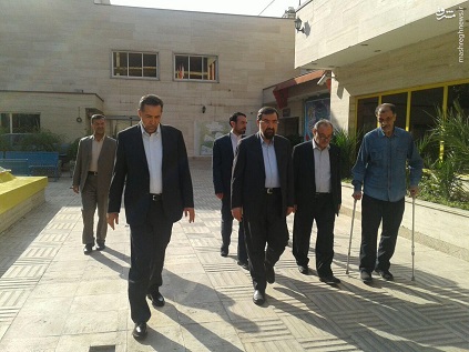 محسن رضایی در اردوی پارالمپیک+عکس