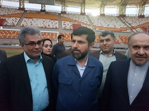 بازدید وزیر ورزش از ورزشگاه فولاد بازدید وزیر ورزش از ورزشگاه فولاد