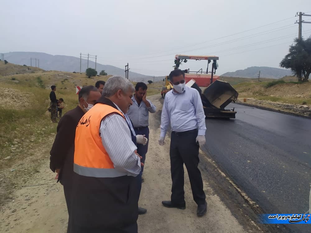 بازديد مديركل راهداري وحمل ونقل جاده اي از پروژه هاي در دست اقدام راهداري شهرستان لنده+تصاویر